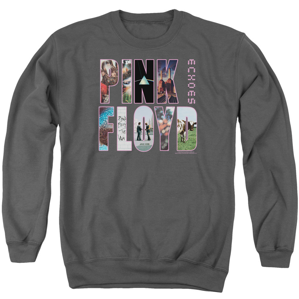 Pink Floyd Cover Mens Crewneck Sweatshirt Charcoal