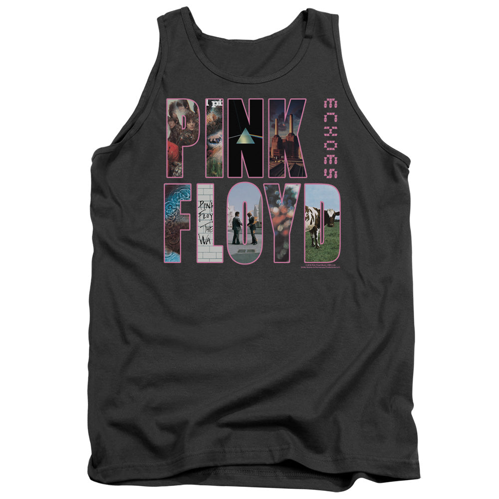 Pink Floyd Cover Mens Tank Top Shirt Charcoal