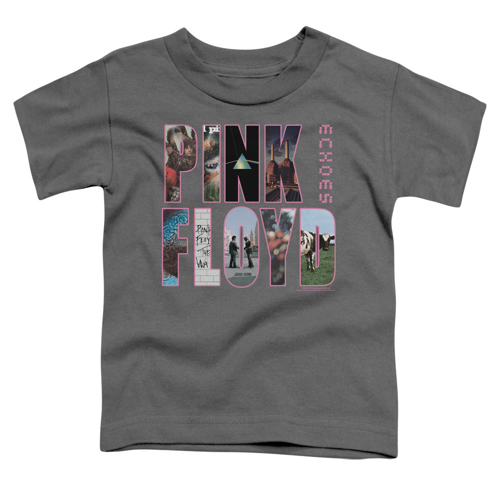 Pink Floyd Cover Toddler Kids Youth T Shirt Charcoal