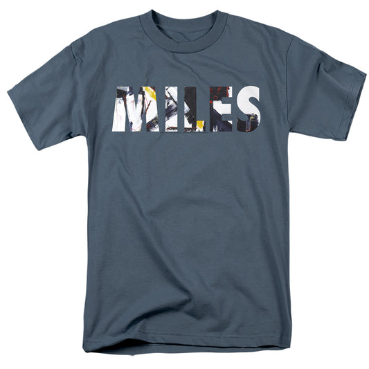 Miles Davis Rubberband Fill Mens T Shirt Slate