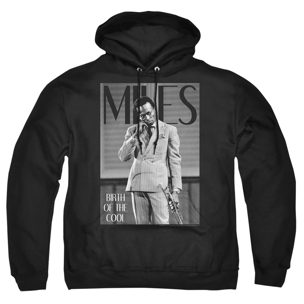 Miles Davis Simply Cool Mens Hoodie Black