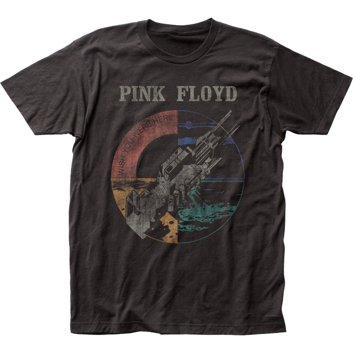 Pink Floyd Wish You Were Here Distressed Mens T Shirt Black