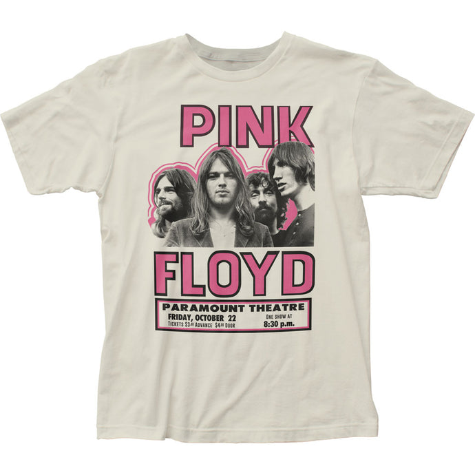 Pink Floyd Show Poster Mens T Shirt Vintage White