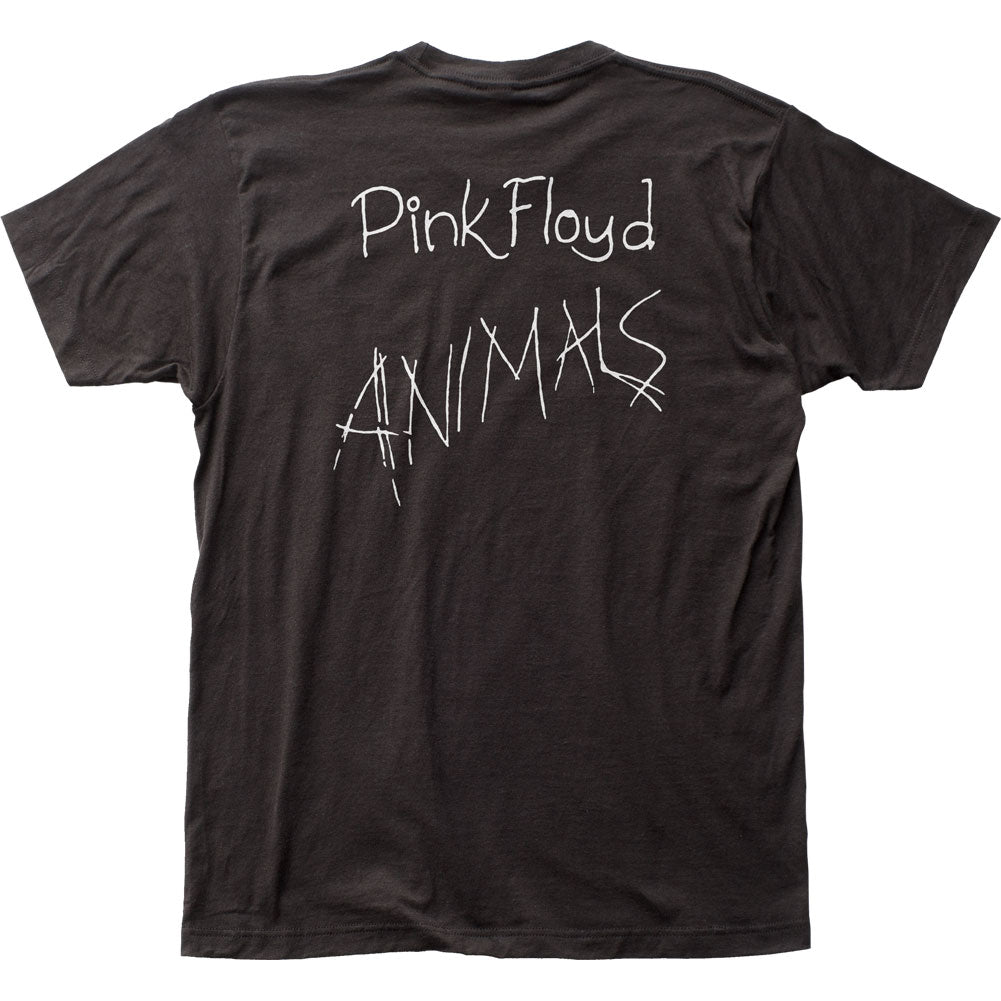 Pink Floyd Animals Front/Back Mens T Shirt Black