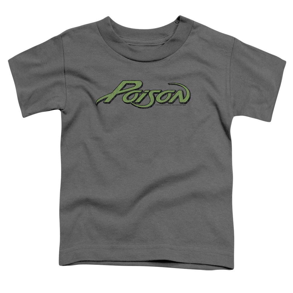 Poison Poison Logo Toddler Kids Youth T Shirt Charcoal