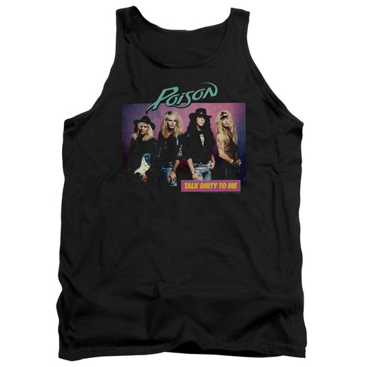 Poison Band Talk Dirty To Me Mens Tank Top Shirt Black