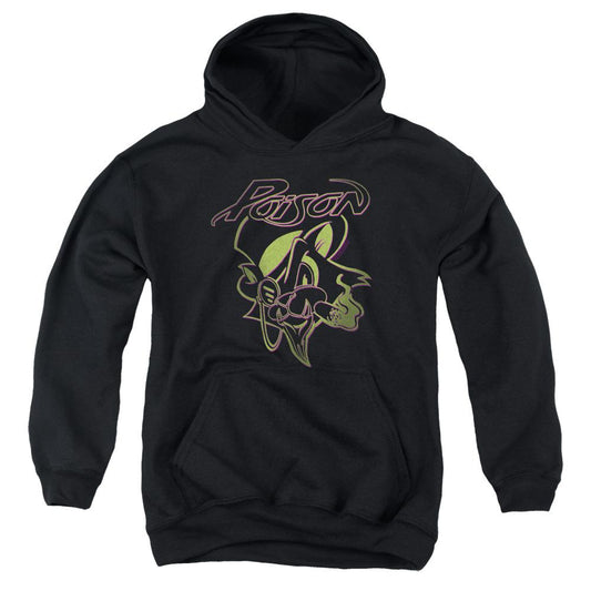 Poison Cat Kids Youth Hoodie Black