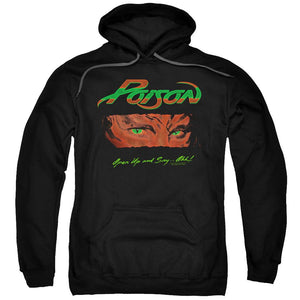 Poison Open Up Mens Hoodie Black