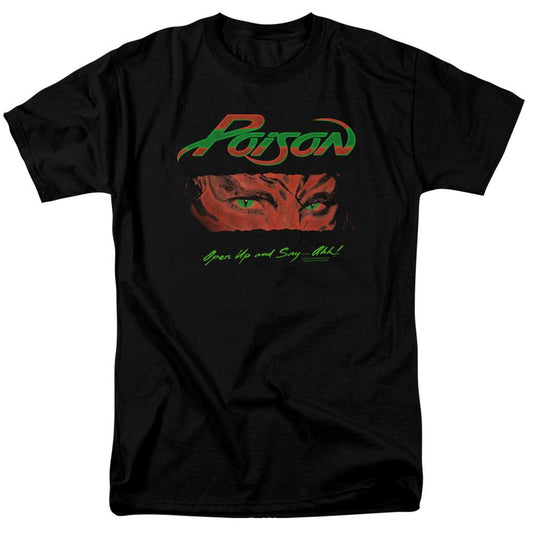 Poison Open Up Mens T Shirt Black