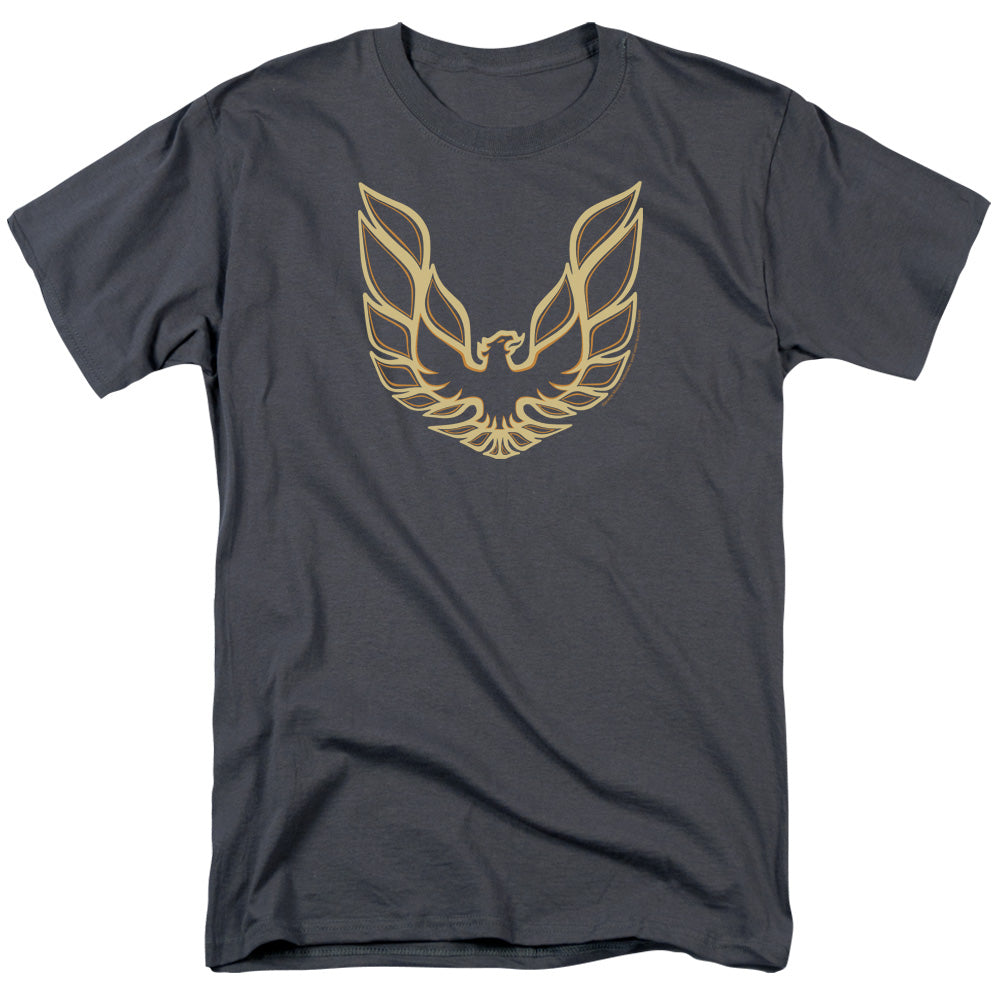 Pontiac Iconic Firebird Mens T Shirt Charcoal