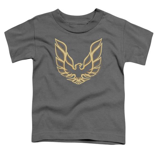 Pontiac Iconic Firebird Toddler Kids Youth T Shirt Charcoal