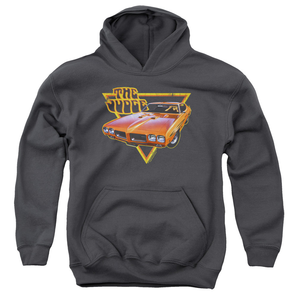 Pontiac Judged Kids Youth Hoodie Charcoal