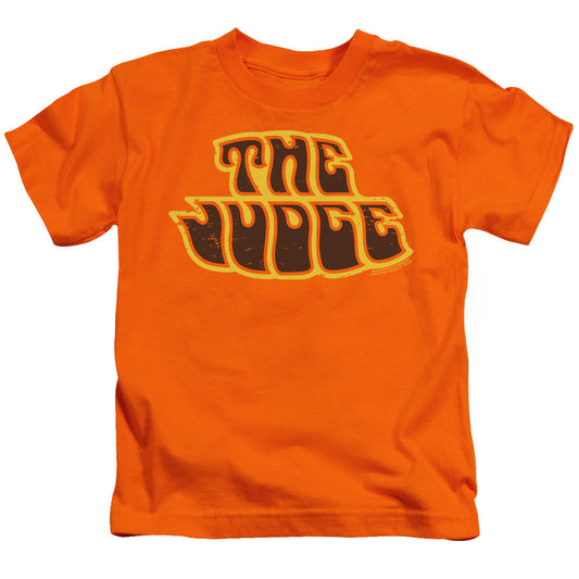 Pontiac Judge Logo Juvenile Kids Youth T Shirt Orange