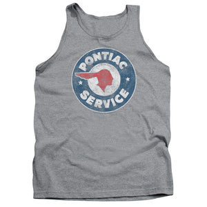 Pontiac Vintage Pontiac Service Mens Tank Top Shirt Athletic Heather