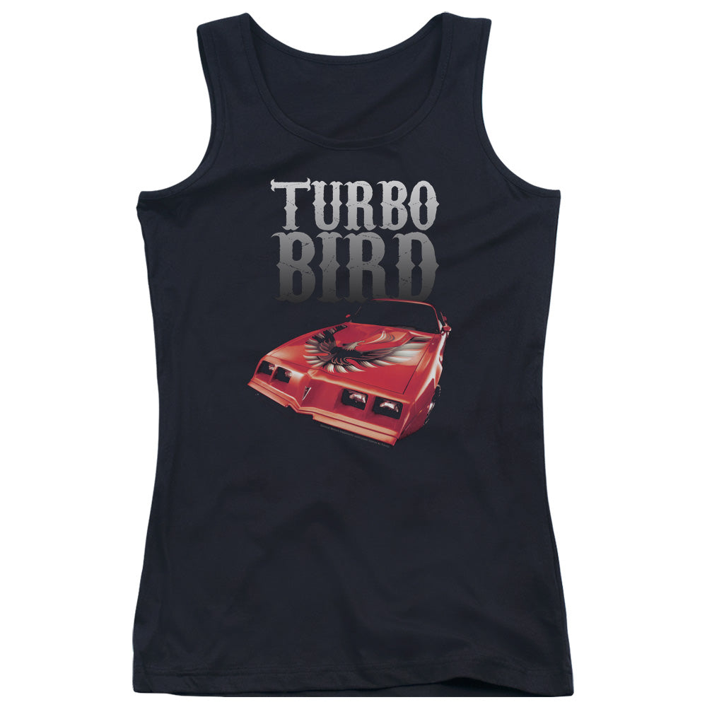 Pontiac Turbo Bird Womens Tank Top Shirt Black