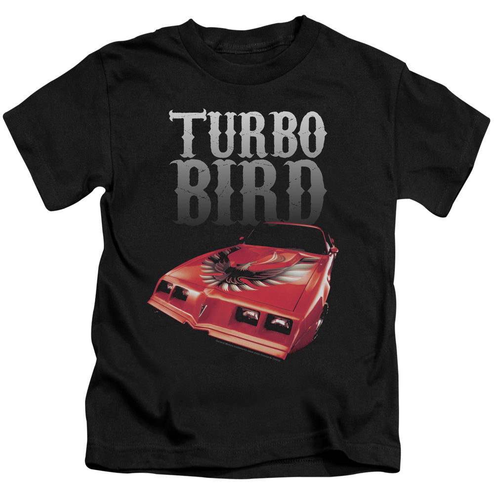 Pontiac Turbo Bird Juvenile Kids Youth T Shirt Black