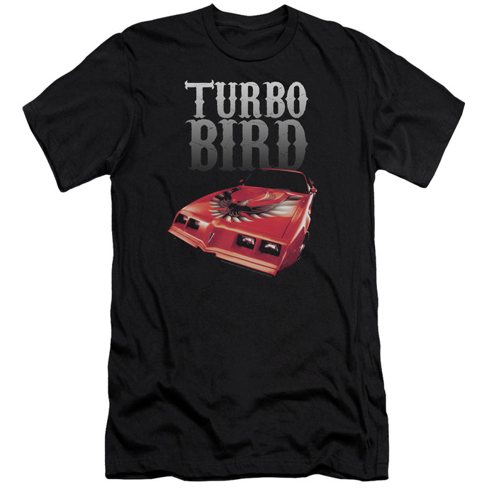 Pontiac Turbo Bird Premium Bella Canvas Slim Fit Mens T Shirt Black