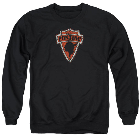 Pontiac Early Pontiac Arrowhead Mens Crewneck Sweatshirt Black