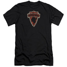 Load image into Gallery viewer, Pontiac Early Pontiac Arrowhead Premium Bella Canvas Slim Fit Mens T Shirt Black