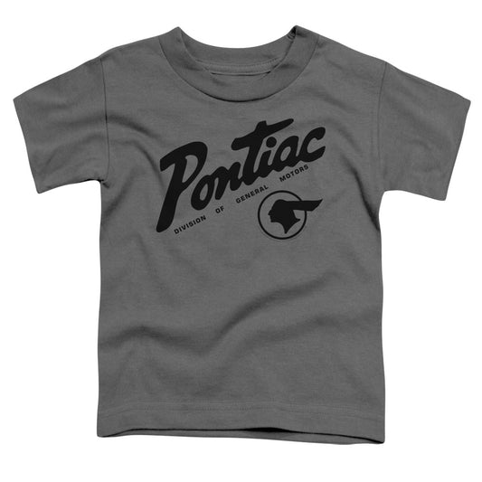 Pontiac Division Toddler Kids Youth T Shirt Charcoal