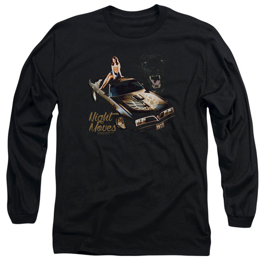 Pontiac Night Moves Mens Long Sleeve Shirt Black