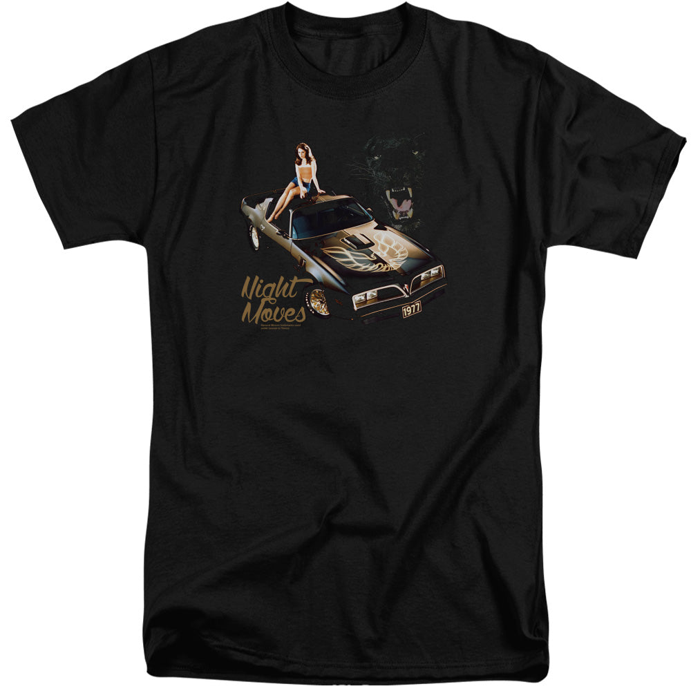 Pontiac Night Moves Mens Tall T Shirt Black