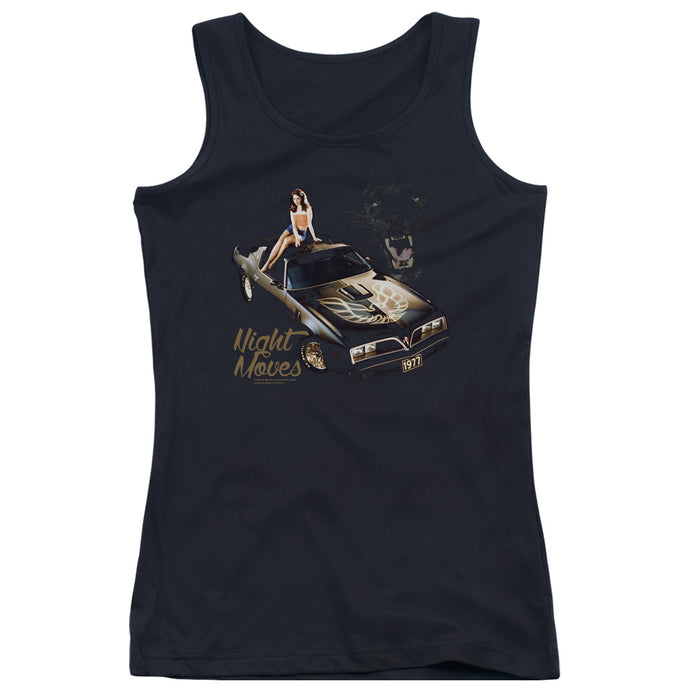 Pontiac Night Moves Womens Tank Top Shirt Black