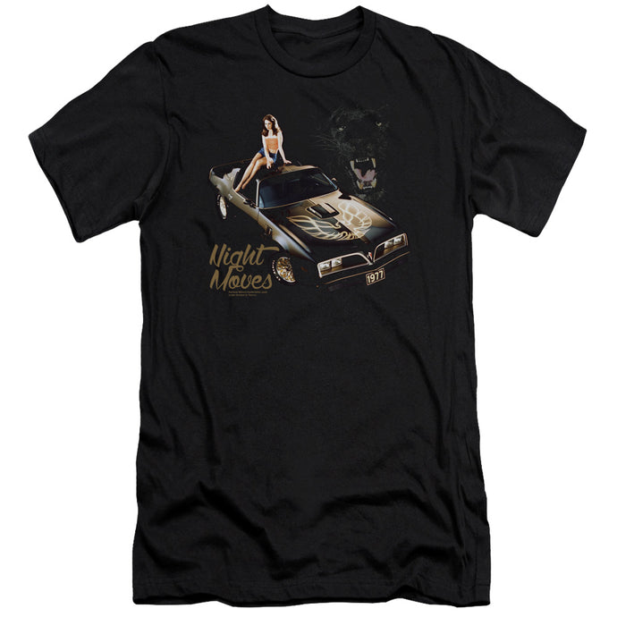 Pontiac Night Moves Premium Bella Canvas Slim Fit Mens T Shirt Black