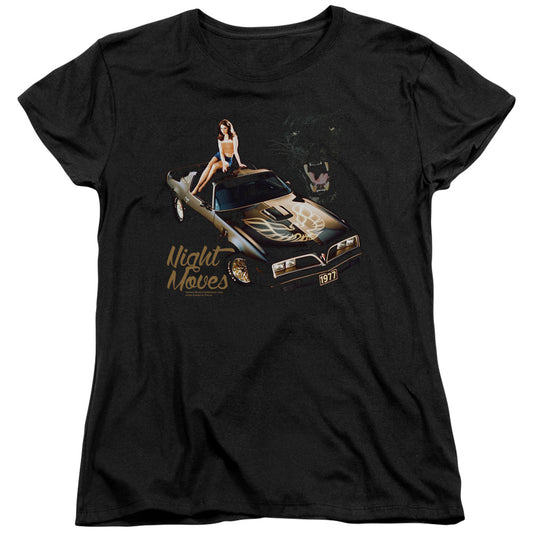 Pontiac Night Moves Womens T Shirt Black