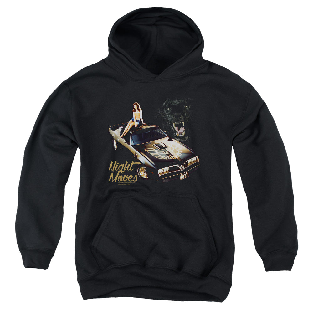 Pontiac Night Moves Kids Youth Hoodie Black