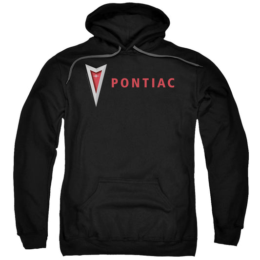 Pontiac Modern Pontiac Arrowhead Mens Hoodie Black