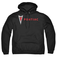 Load image into Gallery viewer, Pontiac Modern Pontiac Arrowhead Mens Hoodie Black