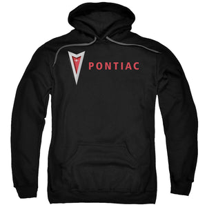 Pontiac Modern Pontiac Arrowhead Mens Hoodie Black