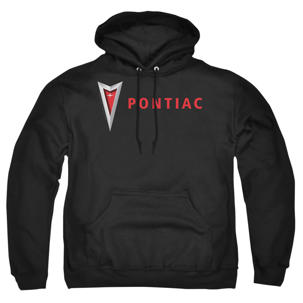 Pontiac Modern Pontiac Arrowhead Mens Hoodie Black