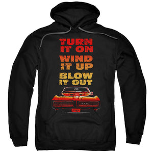 Pontiac Blow It Out Gto Mens Hoodie Black