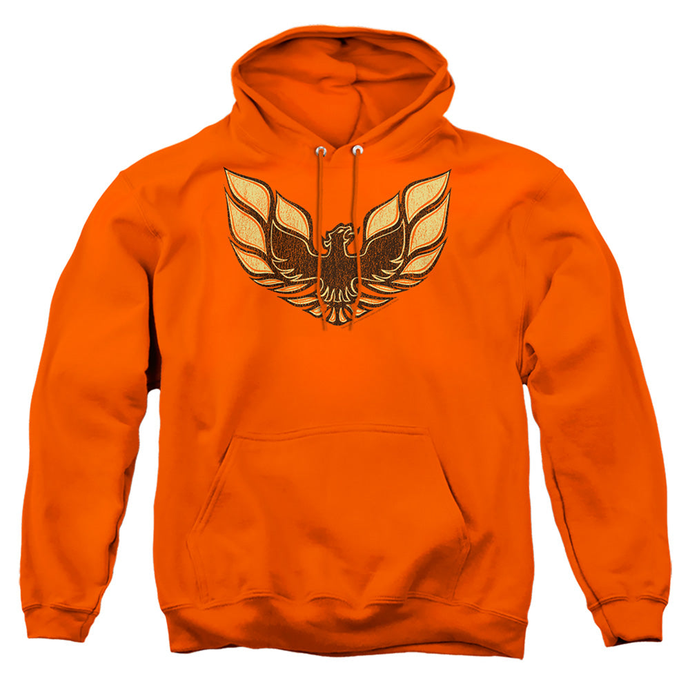 Pontiac Ross 1975 Bird Mens Hoodie Orange