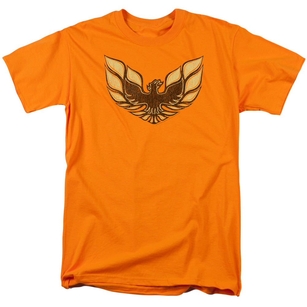 Pontiac Ross 1975 Bird Mens T Shirt Orange