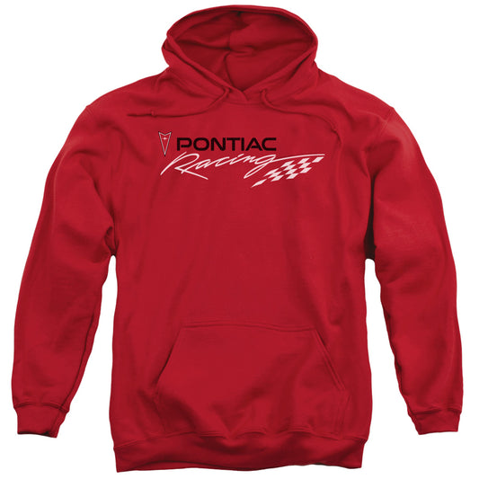 Pontiac Red Pontiac Racing Mens Hoodie Red