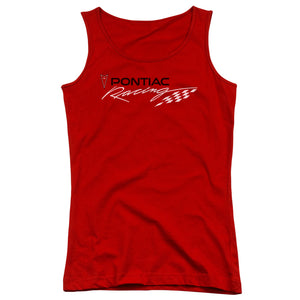 Pontiac Red Pontiac Racing Womens Tank Top Shirt Red