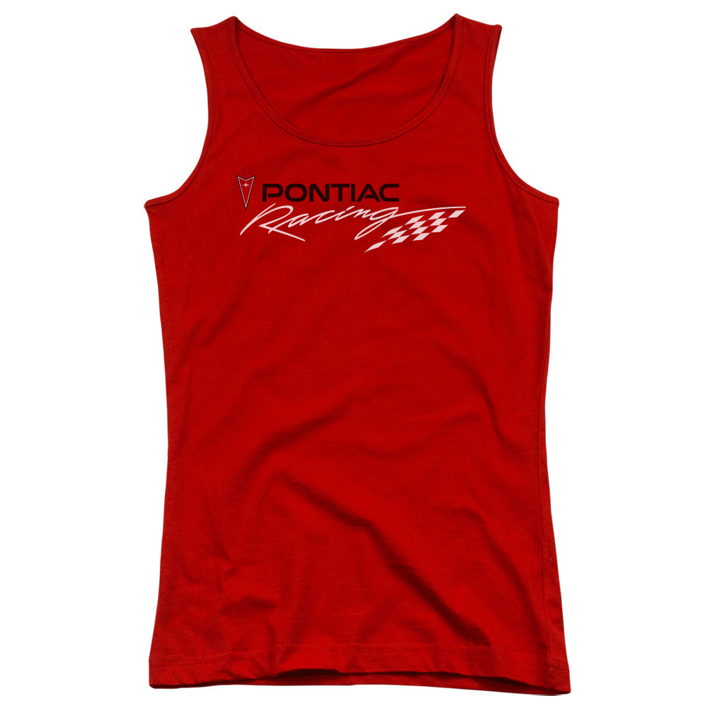 Pontiac Red Pontiac Racing Womens Tank Top Shirt Red