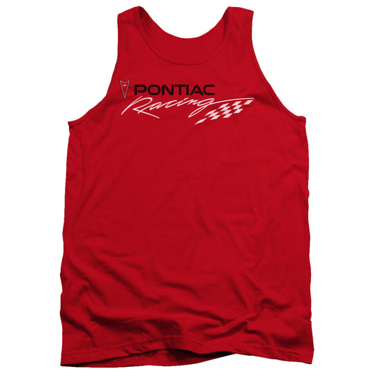 Pontiac Red Pontiac Racing Mens Tank Top Shirt Red