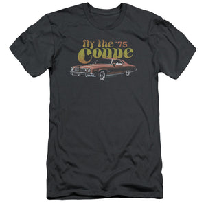 Pontiac Fly The Coupe Slim Fit Mens T Shirt Charcoal