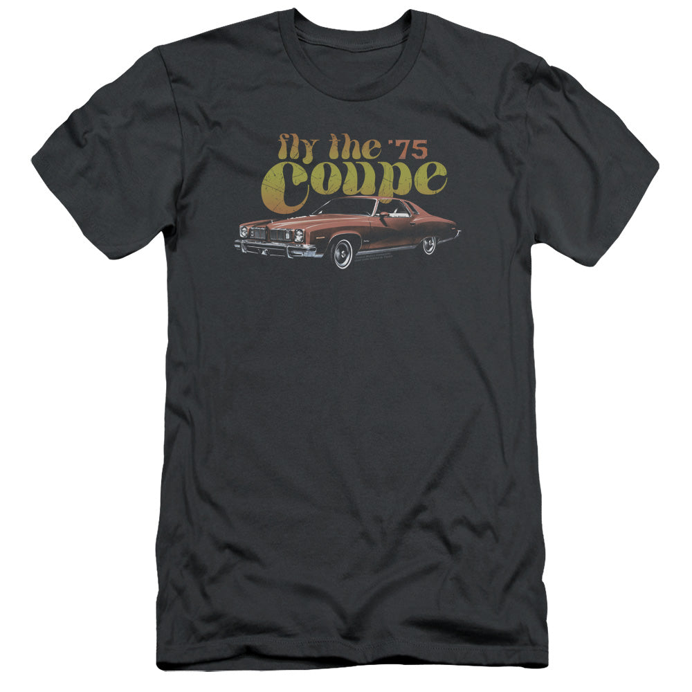 Pontiac Fly The Coupe Slim Fit Mens T Shirt Charcoal