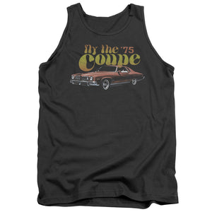 Pontiac Fly The Coupe Mens Tank Top Shirt Charcoal