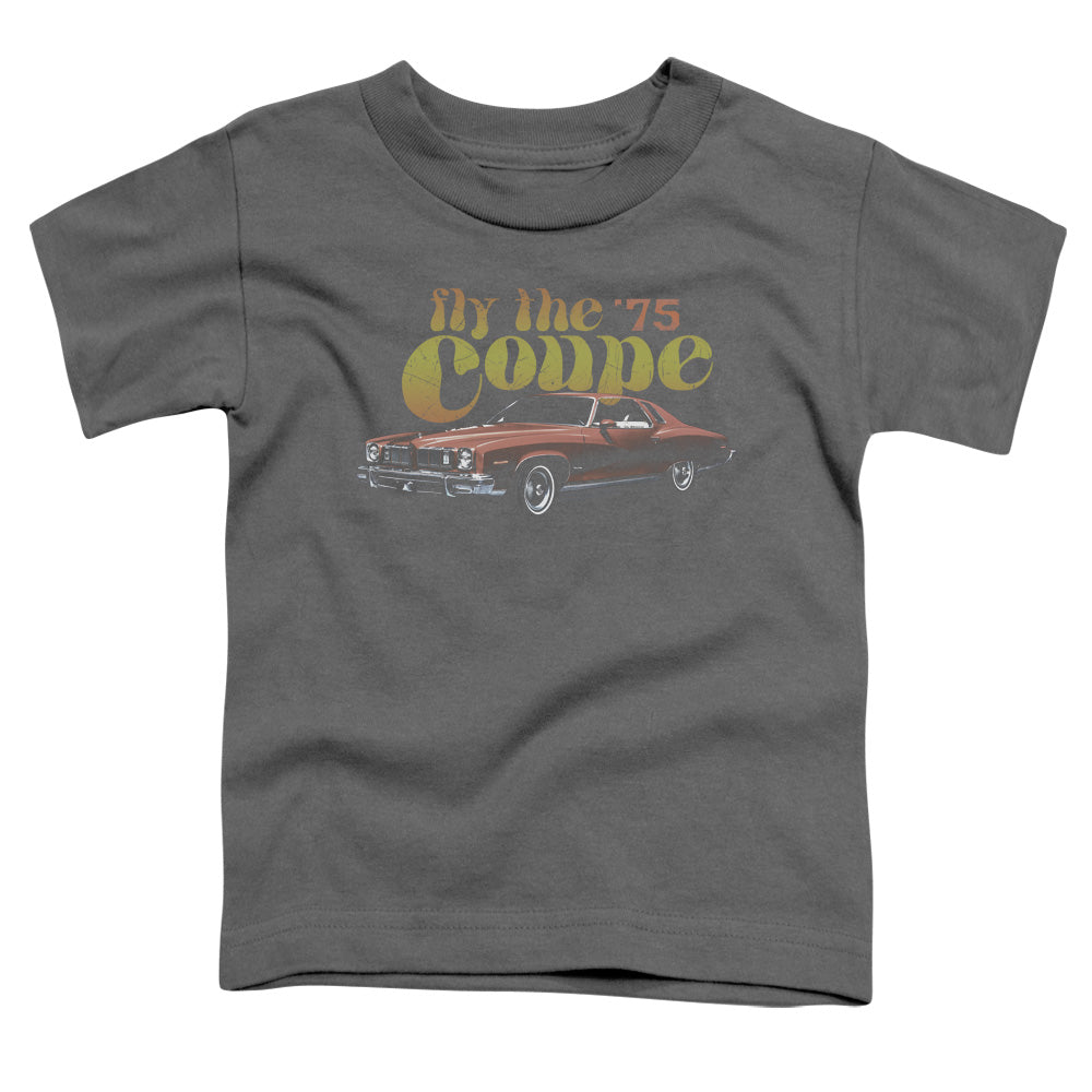 Pontiac Fly The Coupe Toddler Kids Youth T Shirt Charcoal