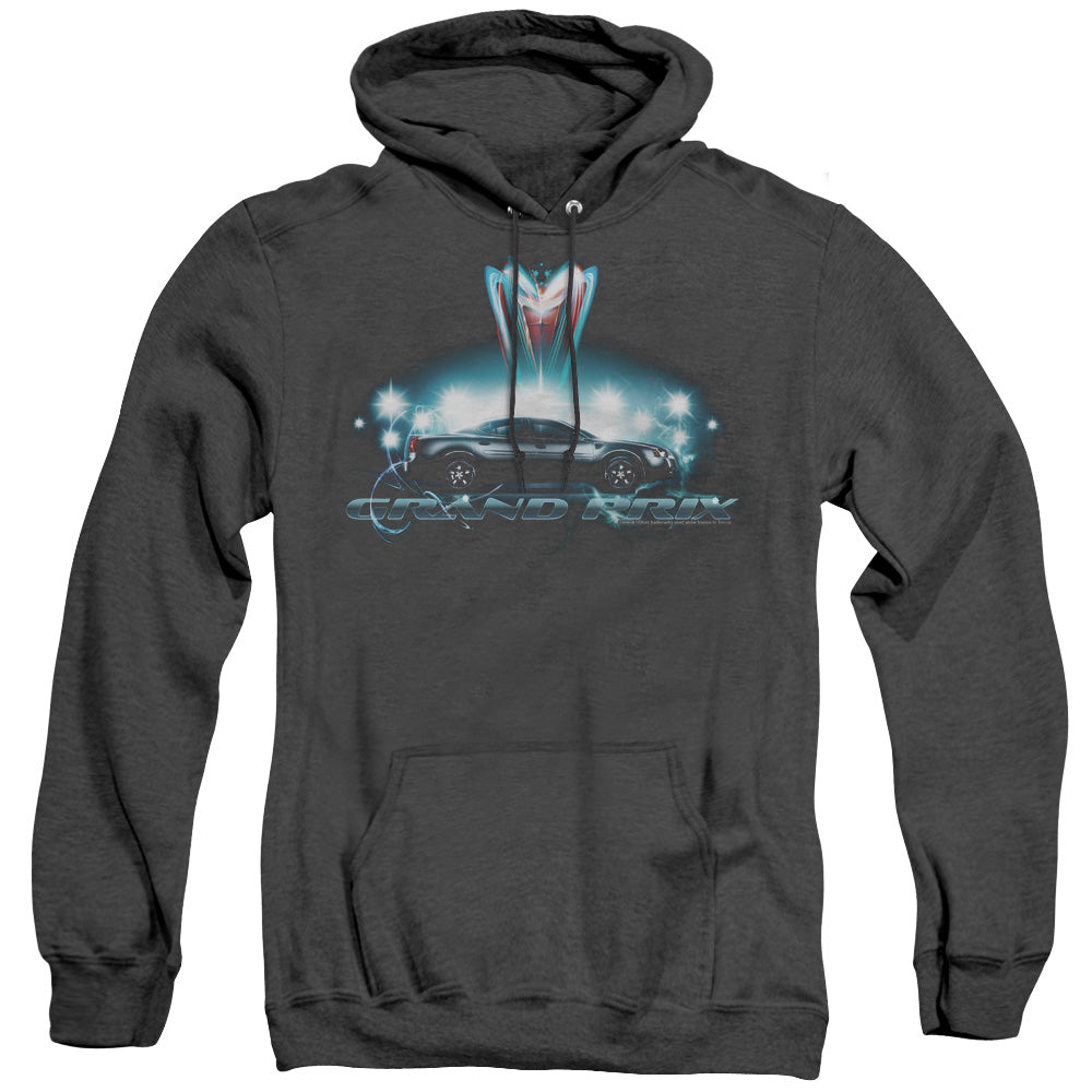 Pontiac Silver Grand Prix Mens Heather Hoodie Black