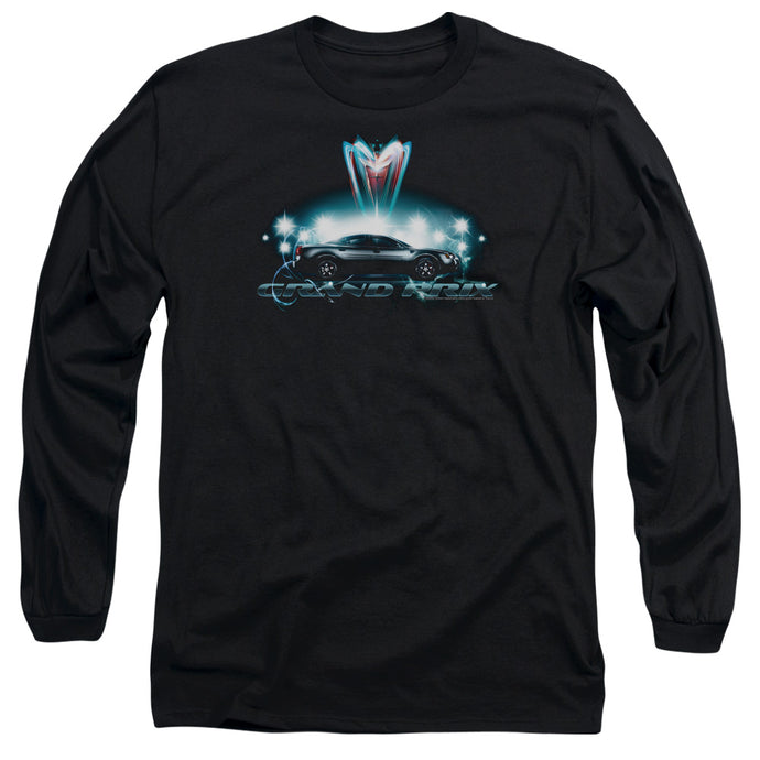 Pontiac Silver Grand Prix Mens Long Sleeve Shirt Black