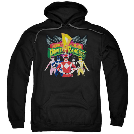 Power Rangers Rangers Unite Mens Hoodie Black