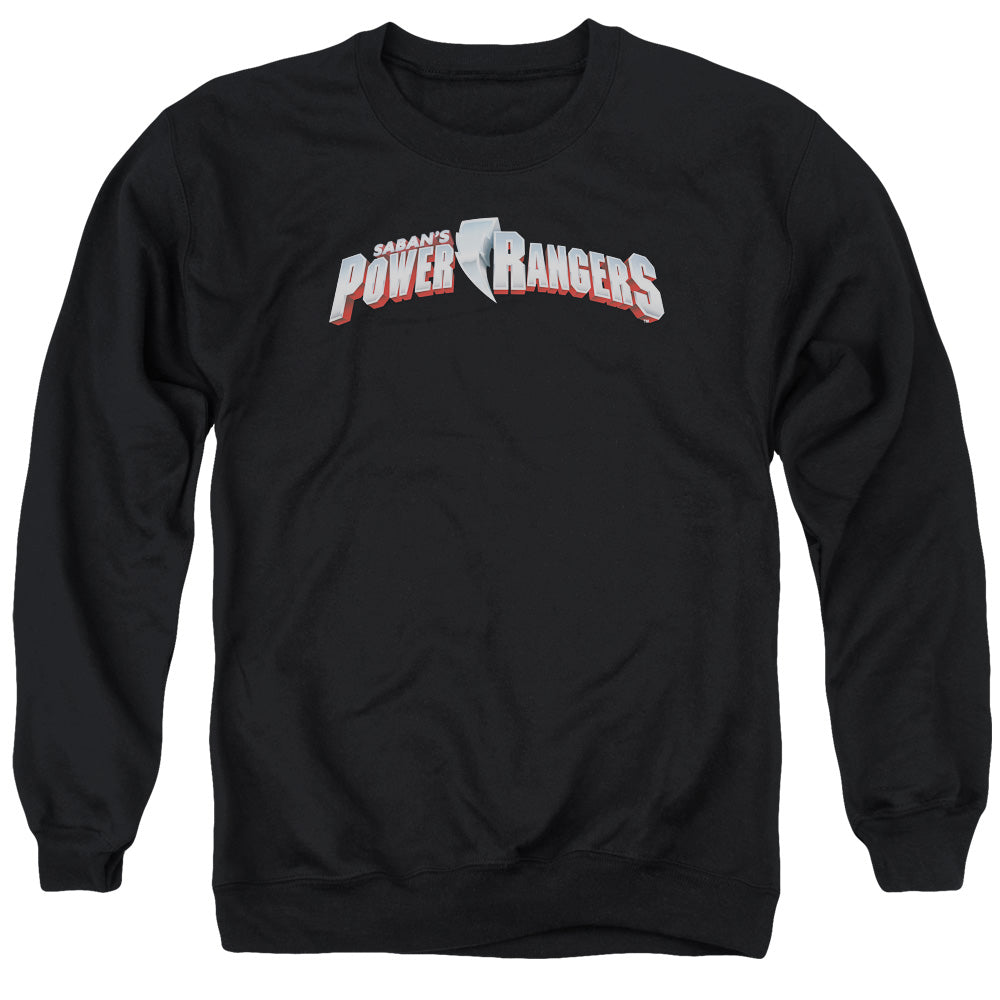 Power Rangers New Logo Mens Crewneck Sweatshirt Black