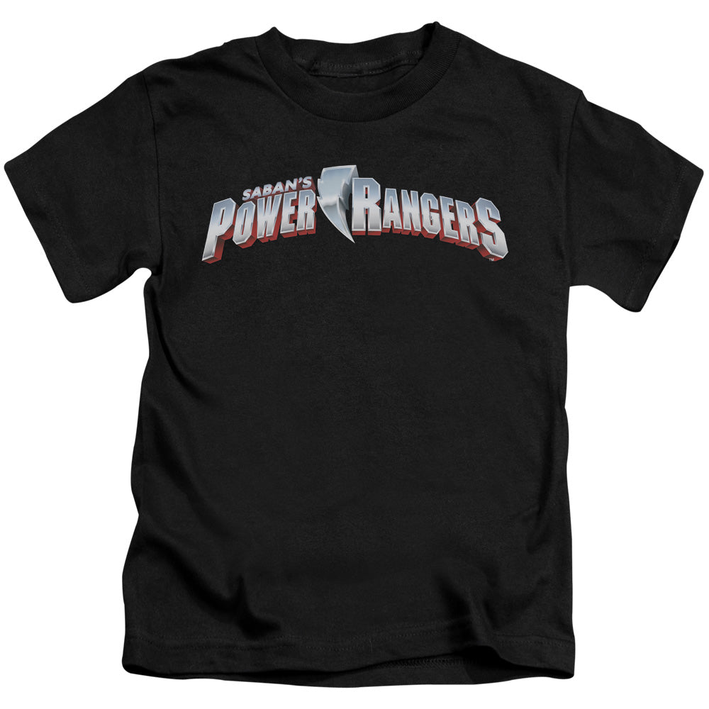 Power Rangers New Logo Juvenile Kids Youth T Shirt Black